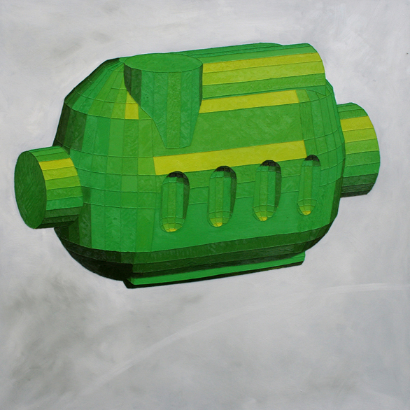low polygone toy submarine